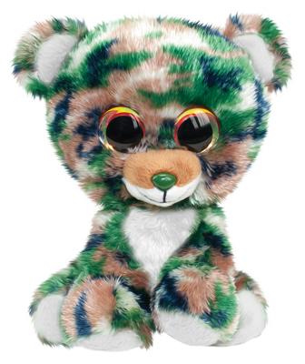 Lumo Stars knuffel Lumo Bear Camo groen/bruin 15 cm Lumo Stars knuffel Lumo Bear Camo groen/bruin 15 cm