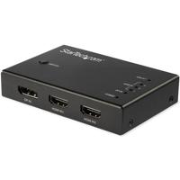 .com 4 Port HDMI Video Switch - 3x HDMI & 1x DisplayPort - 4K 60Hz - Videoaudio-schakelaar - 3 x HDMI + 1 x DisplayPort - desktop