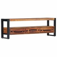 Tv-meubel 140x30x45 cm massief acaciahout