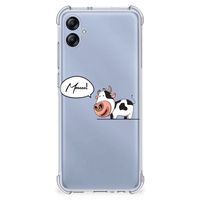 Samsung Galaxy A04e Stevig Bumper Hoesje Cow