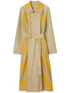 Burberry EKD checked trench coat - Tons neutres