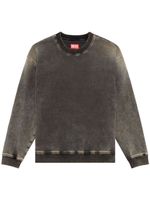 Diesel sweat à logo brodé - Gris