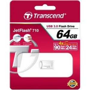 Transcend JetFlash 710S 64GB USB 3.0 Silver