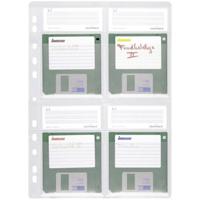 Durable Diskette-ordnerhoes 4 diskettes 3,5 inch Kunststof Transparant 5 stuk(s) (b x h) 210 mm x 297 mm 524319 - thumbnail