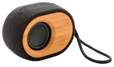 speaker Bamboo X bluetooth 12 cm zwart 2-delig speaker Bamboo X bluetooth 12 cm zwart 2-delig