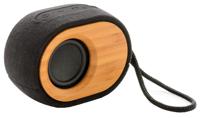 speaker Bamboo X bluetooth 12 cm zwart 2-delig