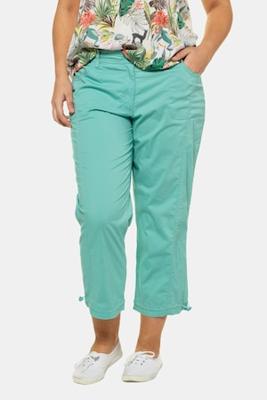 Ulla Popken Cargobroek 7/8, sportief, stretchcomfort, 4-pocket - Grote Maten