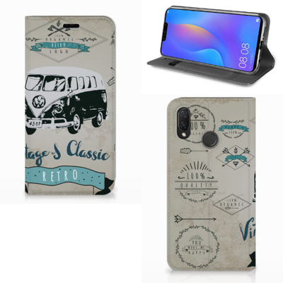 Huawei P Smart Plus Stand Case Retro VW Bus Huawei P Smart Plus Stand Case Retro VW Bus