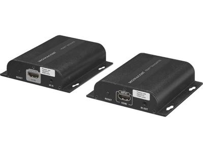 Monacor INS-100Z LAN (10/100 MBit/s), HDMI Extender (verlenging) via netwerkkabel RJ45 100 m