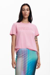 Glitterend Desigual T-shirt - RED - M