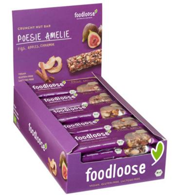 Foodloose Foodloose Poesie Amelie Verkoopdoos 24 X 35 Gram Bio (24st) Foodloose Foodloose Poesie Amelie Verkoopdoos 24 X 35 Gram Bio (24st)