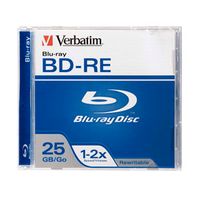 Verbatim BD-RE Blu-Ray 25GB 2X 5st. Jewelcase - thumbnail