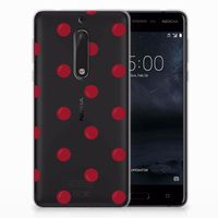 Nokia 5 Siliconen Case Cherries - thumbnail