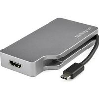 StarTech.com USB-C Docking Station Grijs (VGA/DVI/HDMI/MiniDP)