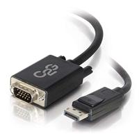 C2G 3m DisplayPort manspersoon naar VGA manspersoon Computer Monitor Adapter Kabel Zwart