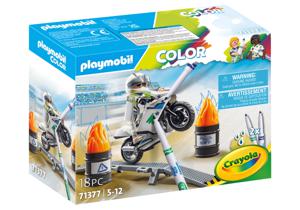 Playmobil Color Motorfiets 71377