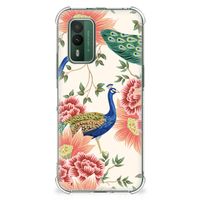 Case Anti-shock voor Nokia XR21 Pink Peacock