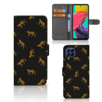 Telefoonhoesje met Pasjes voor Samsung Galaxy M53 Leopards - thumbnail