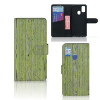 Samsung Galaxy M21 | M30s Book Style Case Green Wood