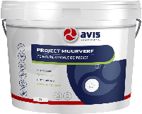 avis project muurverf mat wit 2.5 ltr