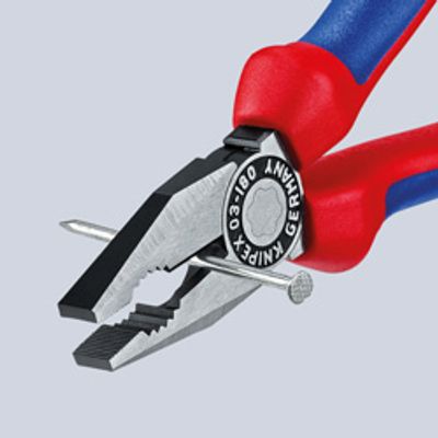 Knipex 03 02 180 Werkplaats Combinatietang 180 mm DIN ISO 5746