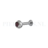 Labret 1.6 mm paars - thumbnail