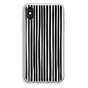 Stripes: iPhone X Transparant Hoesje