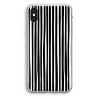 Stripes: iPhone X Transparant Hoesje - thumbnail