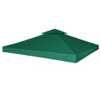 vidaXL Vervangend tentdoek prieel 310 g/m² 3x3 m groen