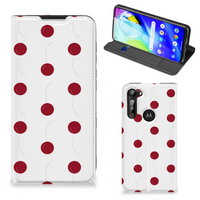 Motorola Moto G8 Power Flip Style Cover Cherries