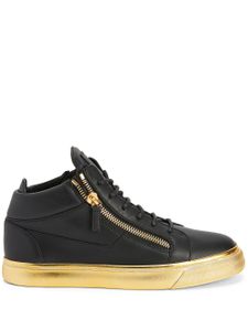 Giuseppe Zanotti baskets Kriss en cuir - Noir