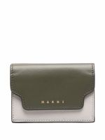 Marni portefeuille colour block pliant - Marron - thumbnail