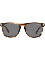 TOM FORD Eyewear lunettes de soleil Gerard à monture oversize - Gris