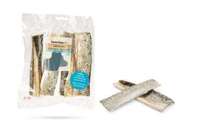 Beeztees zalmhuid - hondensnack - 50 gram Beeztees zalmhuid - hondensnack - 50 gram