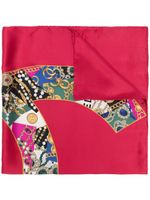 CHANEL Pre-Owned foulard à imprimé graphique - Rouge - thumbnail