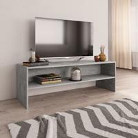 Tv-meubel 120x40x40 cm bewerkt hout betongrijs