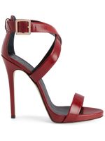 Giuseppe Zanotti sandales Bellis en cuir - Rouge