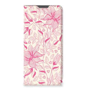 Xiaomi Redmi Note 11 Pro Smart Cover Pink Flowers