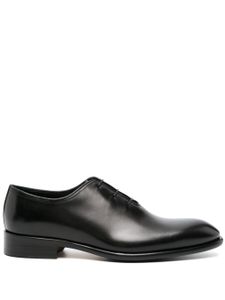 Doucal's chaussures oxford en cuir à bout en amande - Noir