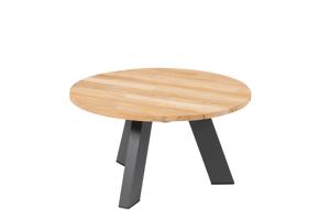 4 Seasons Outdoor | Koffietafel Cosmic met Teak Tafelblad Ø 65 x 35(h) cm