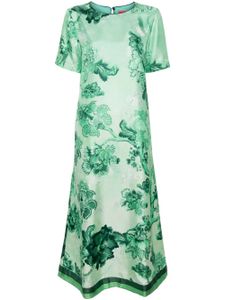 F.R.S For Restless Sleepers robe longue Criso à fleurs - Vert