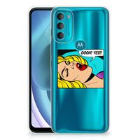 Motorola Moto G71 5G Silicone Back Cover Popart Oh Yes