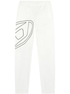 Diesel P-Marky-Megoval-D cotton track pants - Blanc