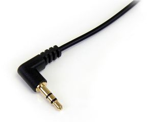 StarTech.com 1,8 m slanke 3.5mm naar rechtsgehoekte stereo audio kabel M/M