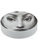 Fornasetti cendrier imprimé - Noir