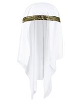 Boland 04273 - Hoed Sjeik Abdullah, hoofddeksel met sluier, Arabier, miljonair, pet, kostuum, carnaval, themafeest