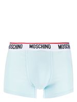 Moschino boxer à logo imprimé - Bleu