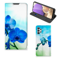 Samsung Galaxy A32 5G Smart Cover Orchidee Blauw - Cadeau voor je Moeder