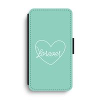 Forever heart pastel: iPhone XS Max Flip Hoesje - thumbnail