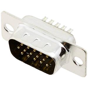 encitech HDS-15-M-T-B-S 2101-0300-01 D-sub male connector 180 ° Aantal polen: 15 Soldeerkelk 1 stuk(s) Tray